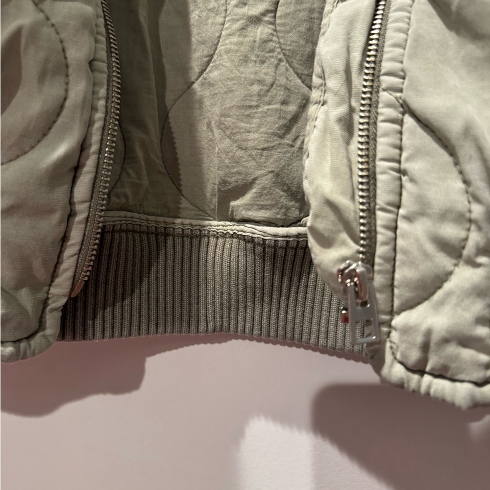 NWOT!   MANGO Women's Quilted Bomber Jacket Size XXL - Picture 10 of 11